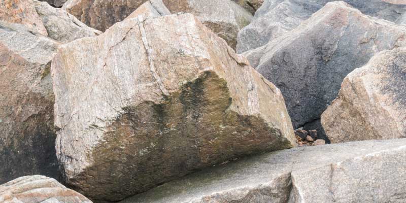 An image of large sized boulders for landscaping and hardscaping.