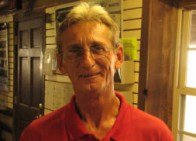 Picture of landscape materials staff member.